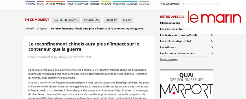 Article Le Marin